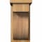 Ekena Millwork Del Monte Rough Sawn Corbel w/Backplate, Western Red Cedar, 8"W x 12"D x 16"H COR08X12X16DEL01RWR - alternate 4
